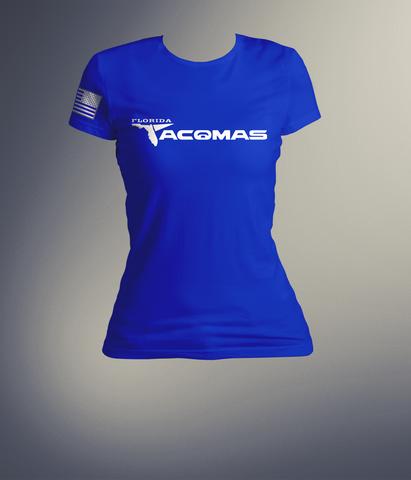 Blue FL Tacomas Ladies T-Shirt