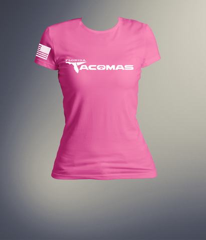 Pink FL Tacomas Ladies T-Shirt